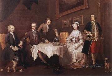 The Strode Family William Hogarth Oil Paintings